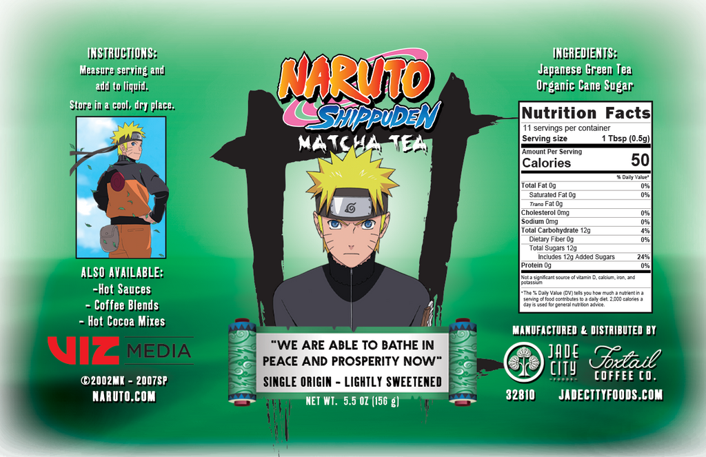 Naruto: Bathe in Peace Matcha Tea