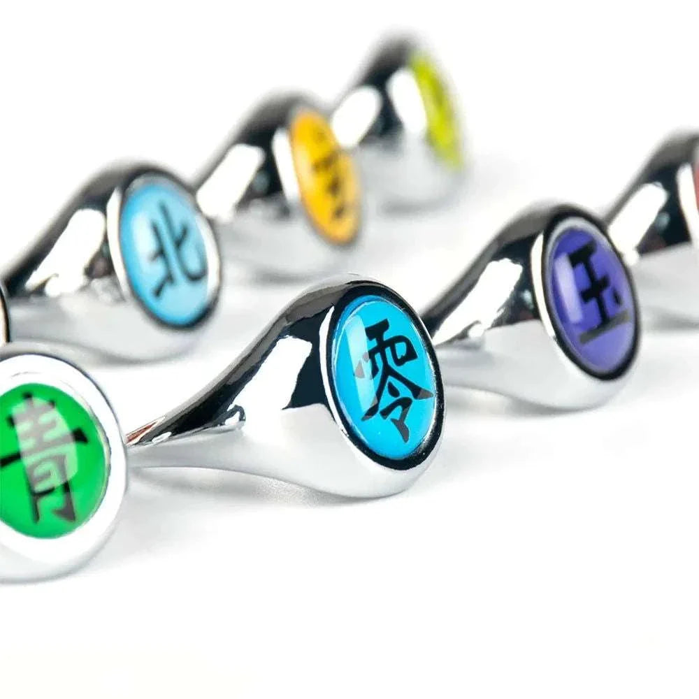 Naruto Shippuden Adjustable Akatsuki Ring Metal Cosplay Accessories Costumes
