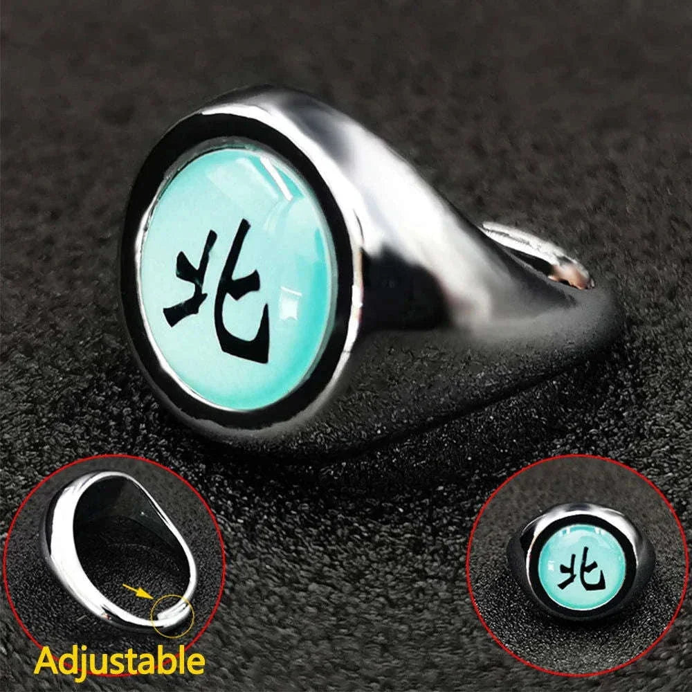 Naruto Shippuden Adjustable Akatsuki Ring Metal Cosplay Accessories Costumes