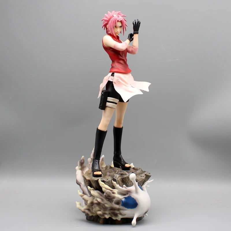 Naruto Shippuden Figures, Haruno Sakura and Hyuga Hinata Action Figures, PVC Anime Model Collection Statue Toys 34 cm