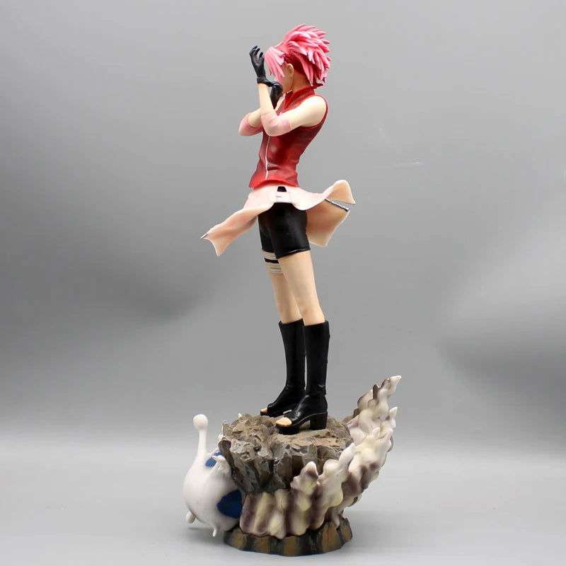 Naruto Shippuden Figures, Haruno Sakura and Hyuga Hinata Action Figures, PVC Anime Model Collection Statue Toys 34 cm