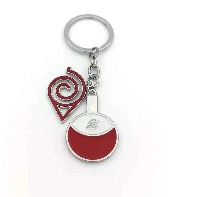 Naruto Shippuden Keychains Toy Kunai Shuriken Konoha Anime Key Chains Accessories Gift