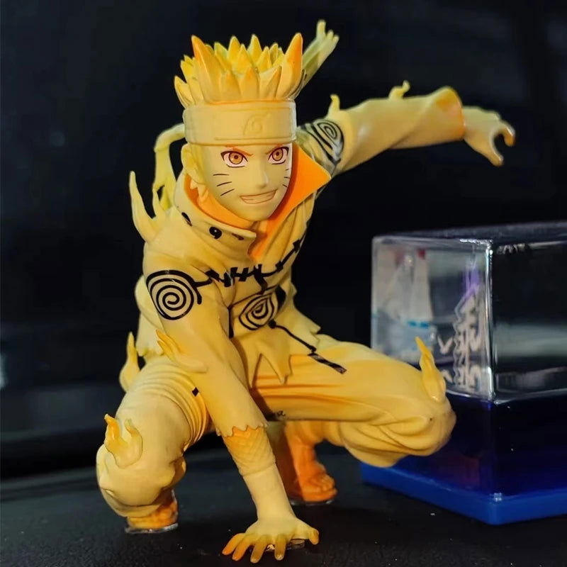 Naruto Uzumaki Figure, Kage Bunshin no Jutsu Figurine, Anime Gifts 4 in