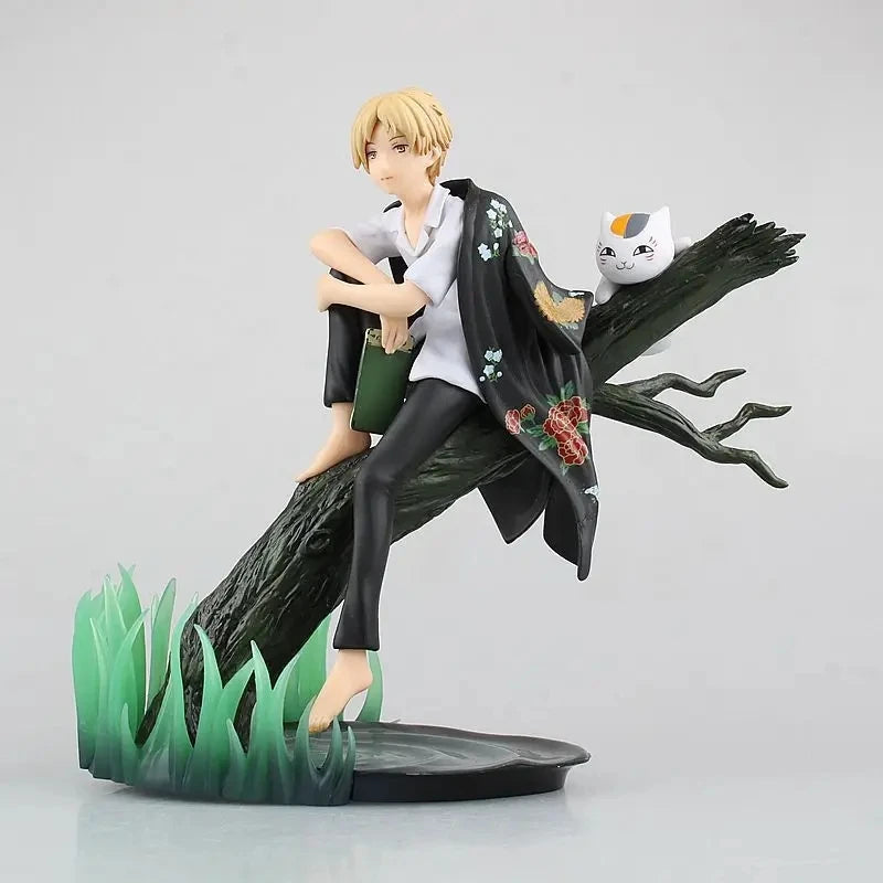 Natsume Yuujinchou with Nyanko Sensei Anime Figurines, Book of Friend Figures PVC Statue 17 CM