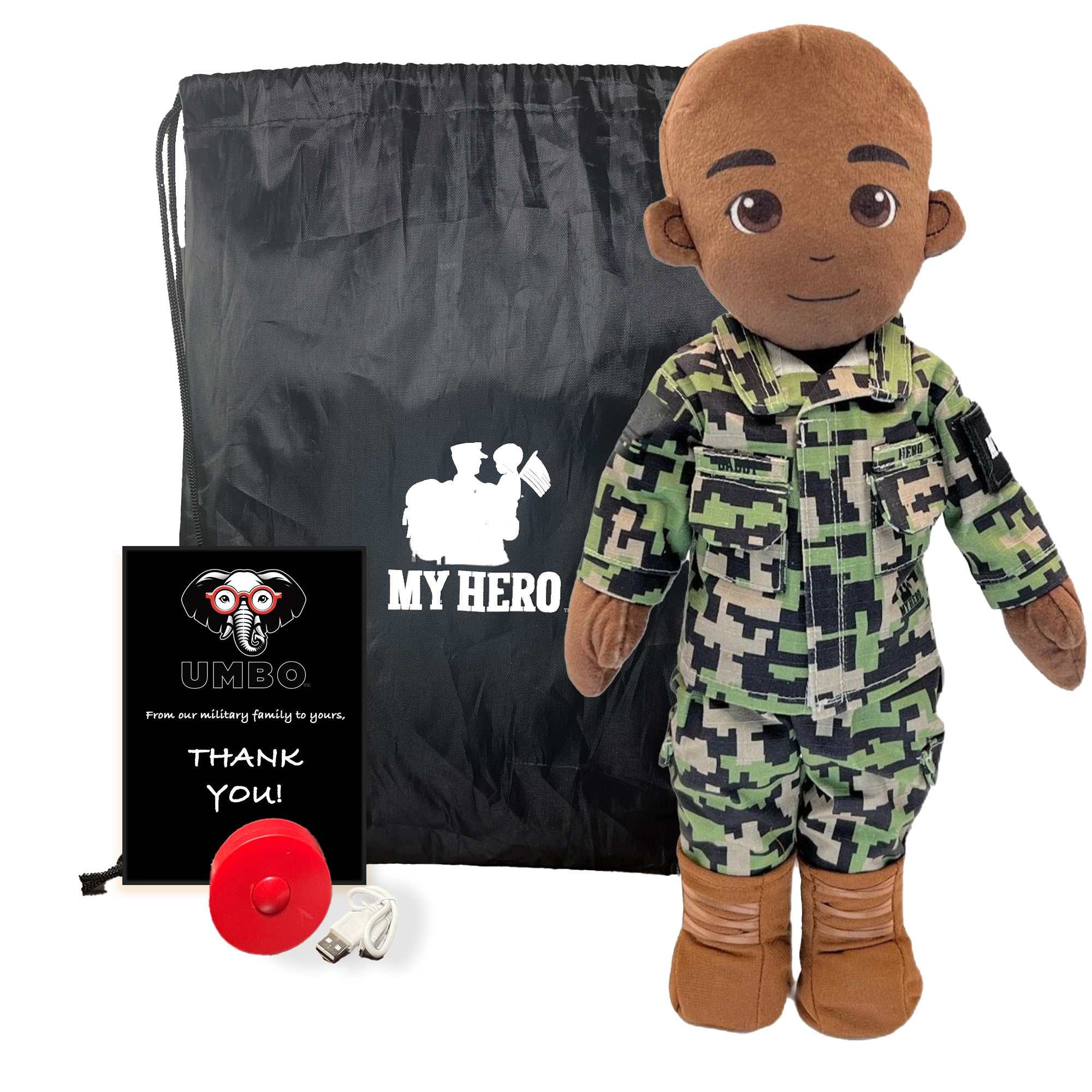 My Hero™ Daddy Doll Navy Sailor | Custom Recordable Plush