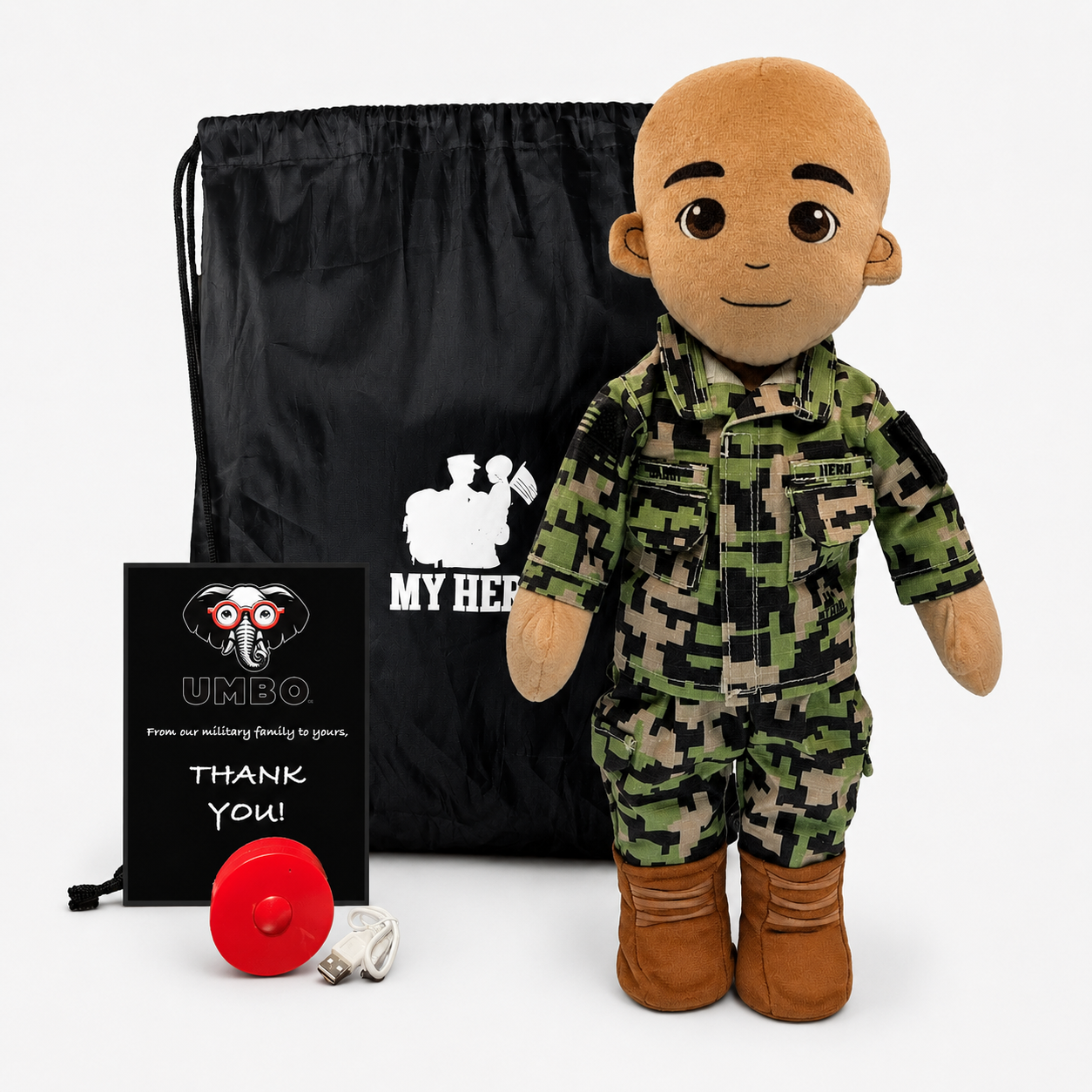 My Hero™ Daddy Doll Navy Sailor | Custom Recordable Plush