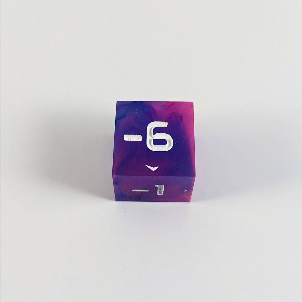 D6 Negative Spindown Counter