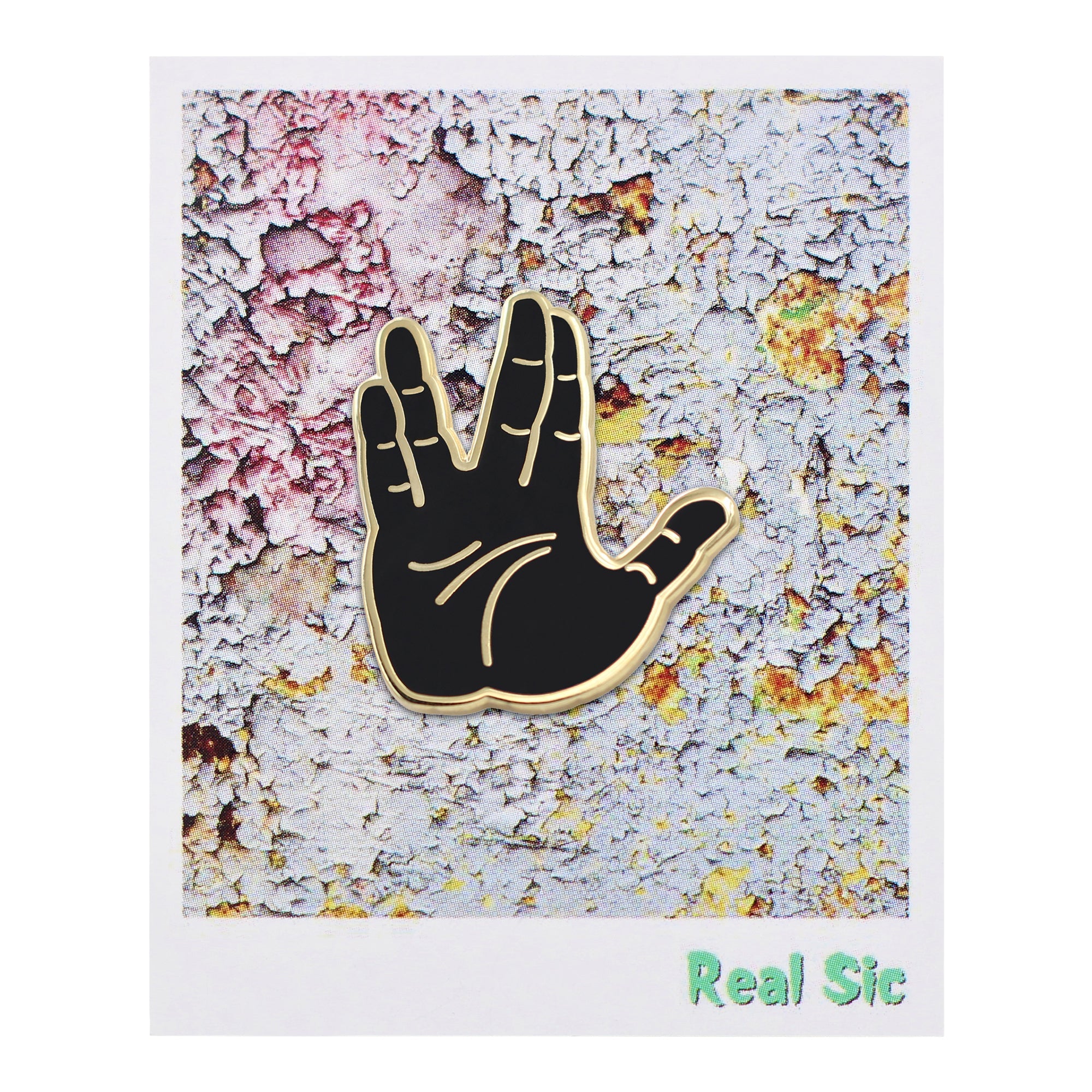 Live Long &amp; Prosper Emoji – Star Trek Enamel Pin