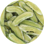 Freeze Dried New Pickle Slices from The Pickle Guys (Minimal Salt)