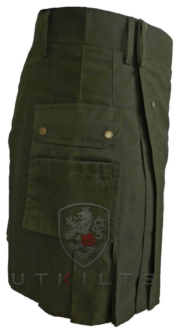 Standard II Olive Green Utility Kilt - 30 / 22