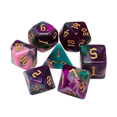 Night Elves RPG Dice Set - 