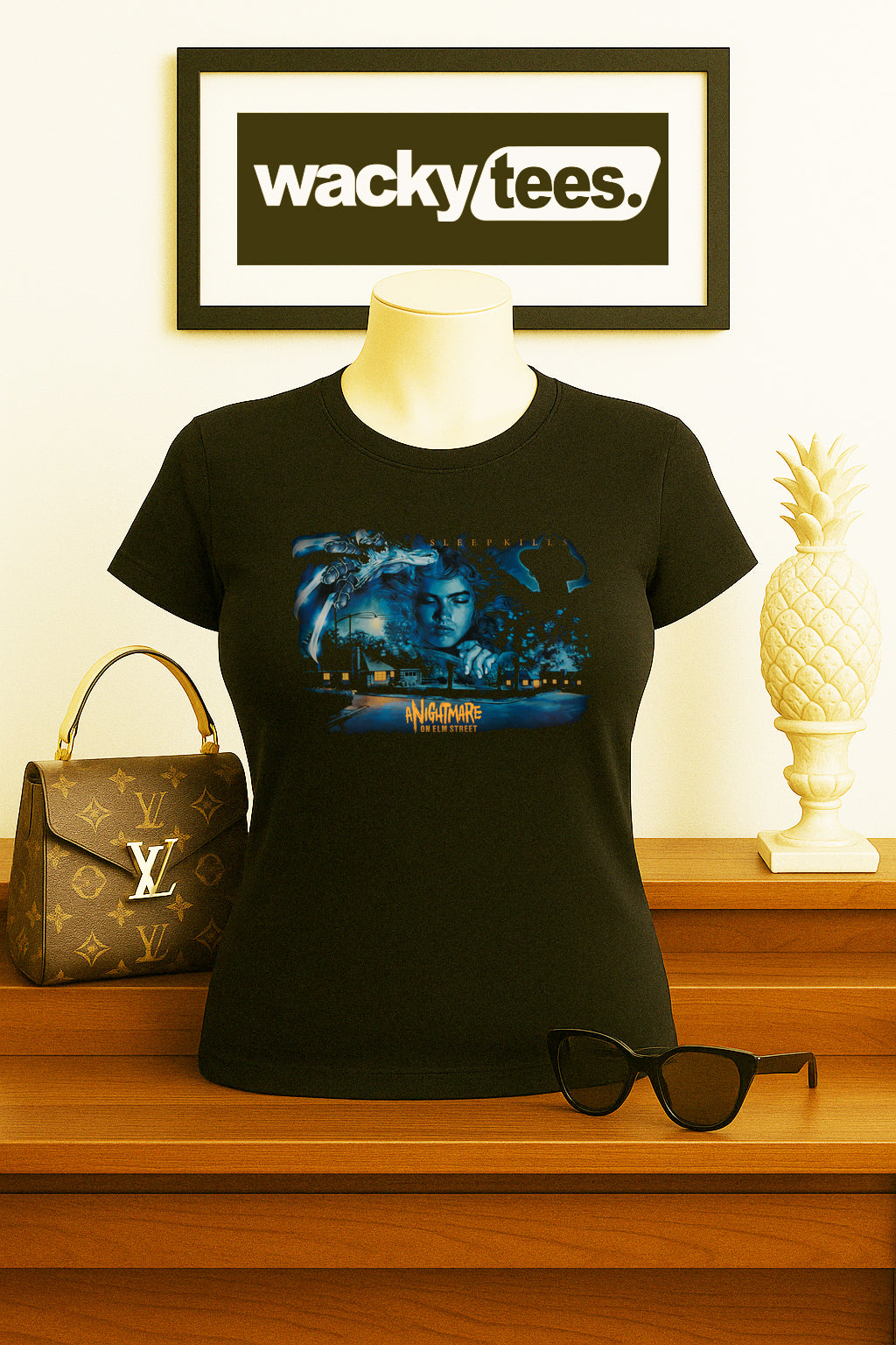 Nightmare of Elm Street - Sleep Kills Horror Terror Halloween Graphic Tee Shirt