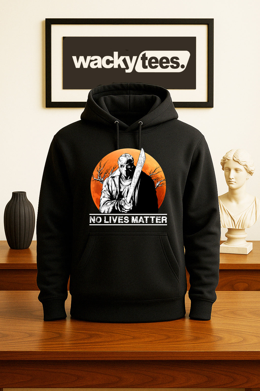 No Lives Matter Jason Voorhees Horror Terror Halloween Graphic Tee Shirt