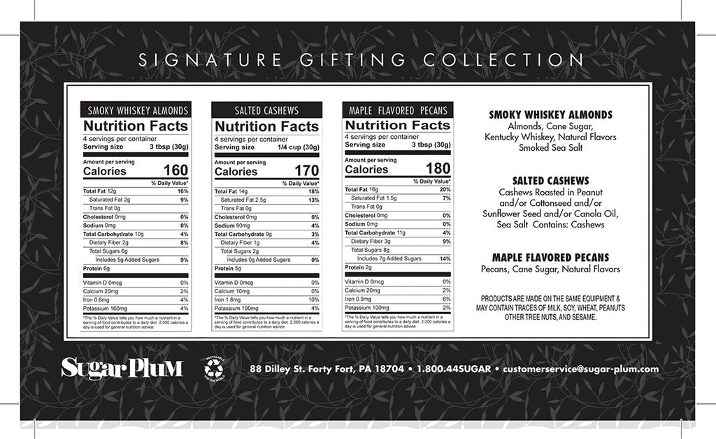 Signature Nuts and Cheese Box – 6 Gourmet Snacks | Premium Flavored Nuts & Cheeses