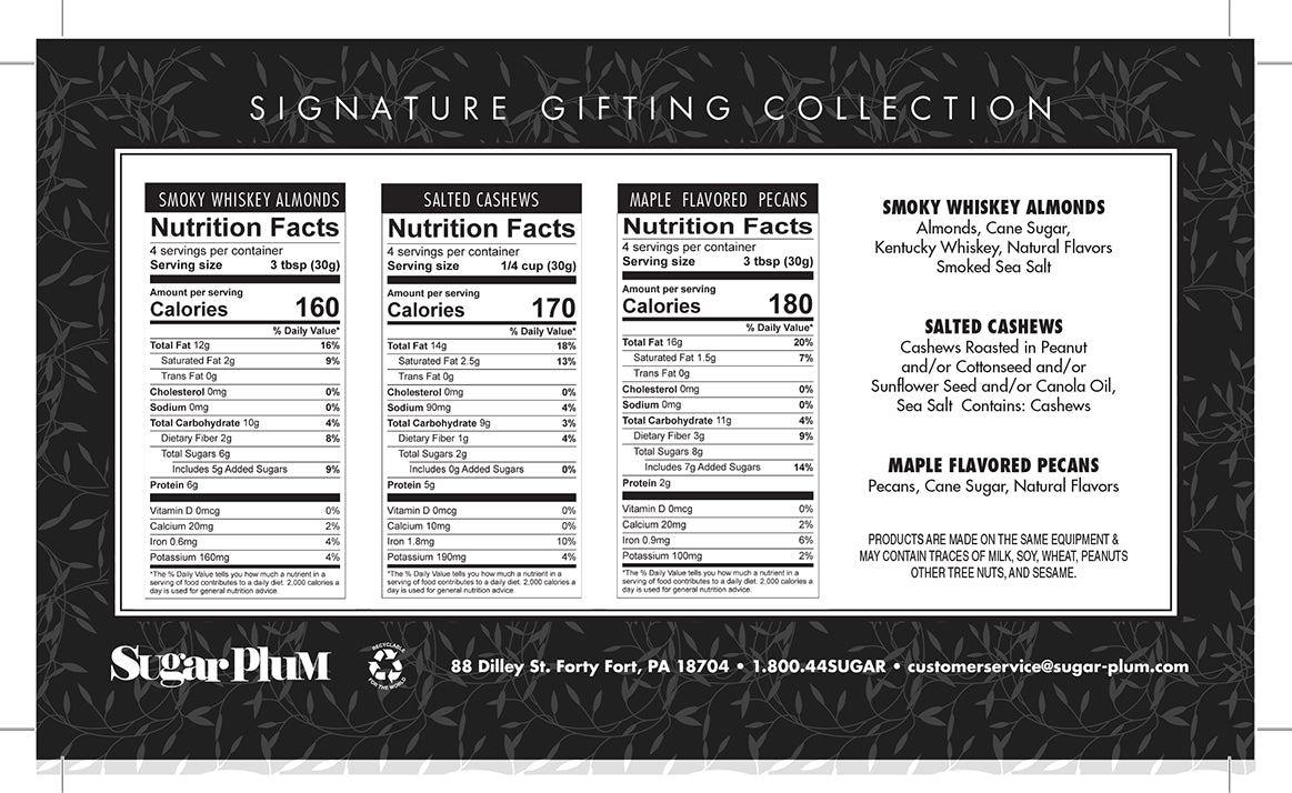 Signature Nuts and Cheese Box – 6 Gourmet Snacks | Premium Flavored Nuts & Cheeses