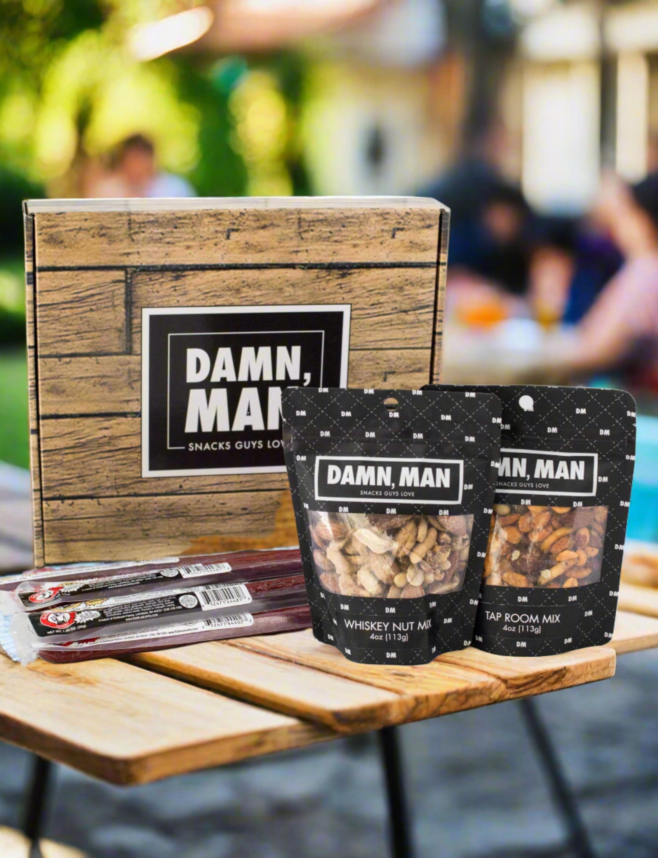 Nuts & Beef Box – High-Protein Snack Gift | Gourmet Beef Sticks & Nut Mixes