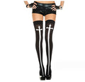 Halloween PU leather nun costume