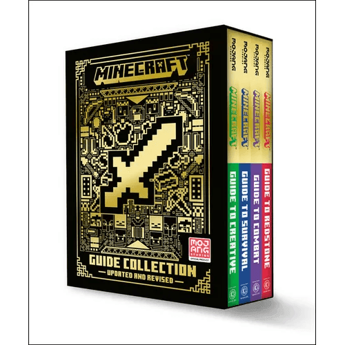 Minecraft: Guide Collection 4-Book Boxed Set (Updated): Survival (Updated), Creative (Updated), Redstone (Updated), Combat - Hardcover - 
