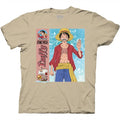 One Piece Luffy Map With Kanji T-Shirt