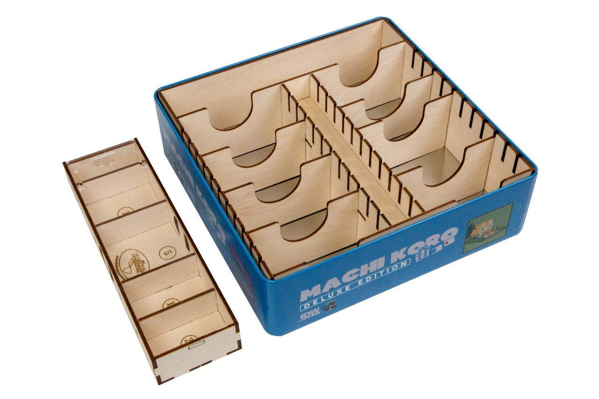 Machi Koro Deluxe Edition Compatible Game Organizer - 