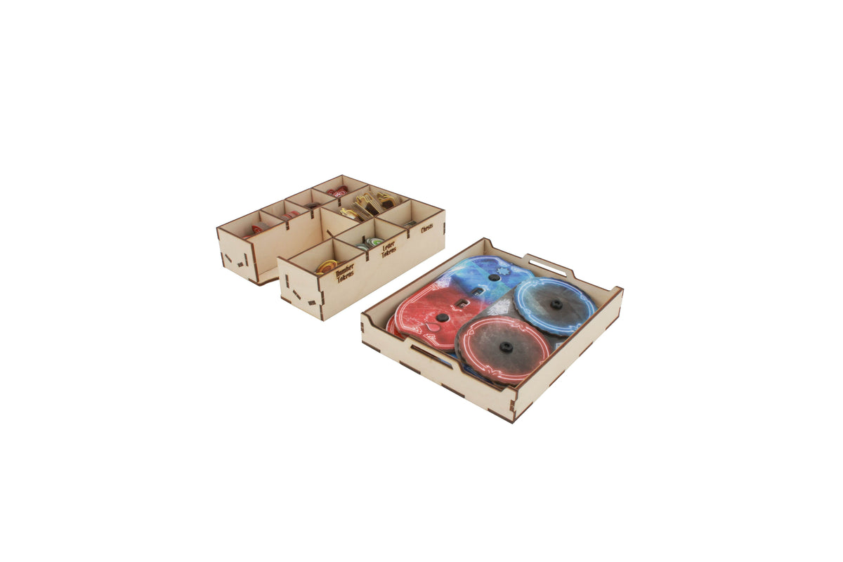 Frosthaven Compatible Game Organizer with Monster Tuck Boxes - 