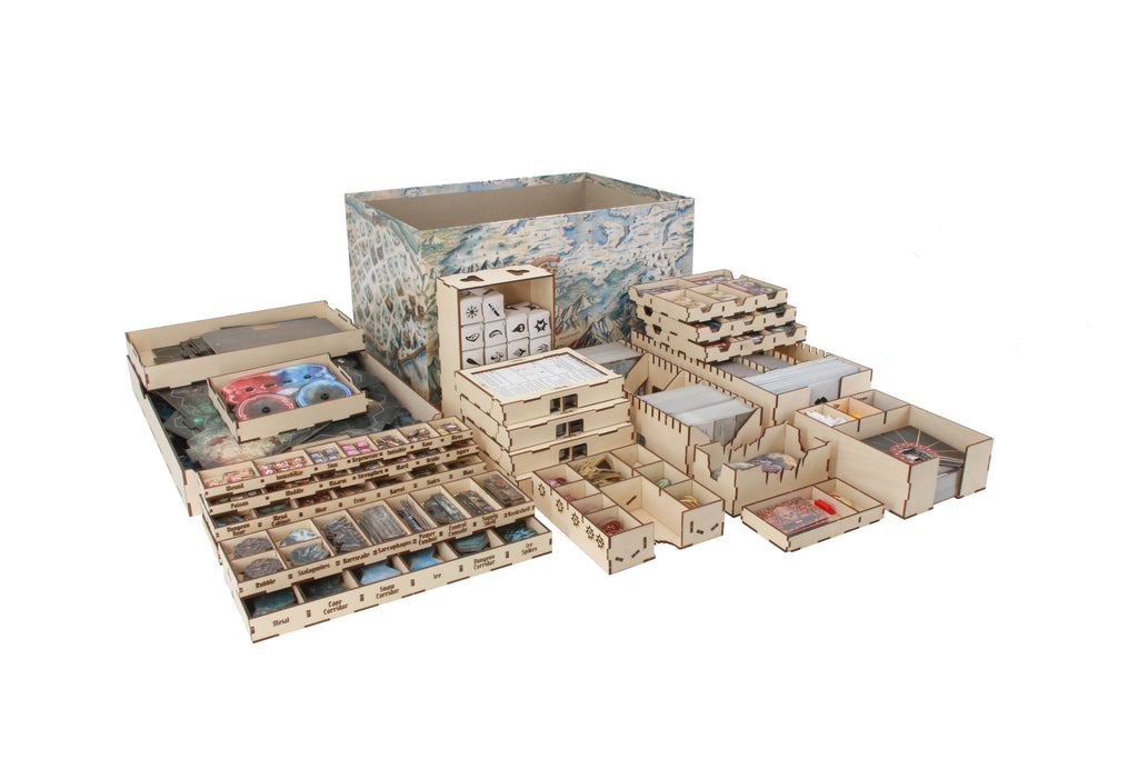 Frosthaven Compatible Game Organizer with Monster Trays - 