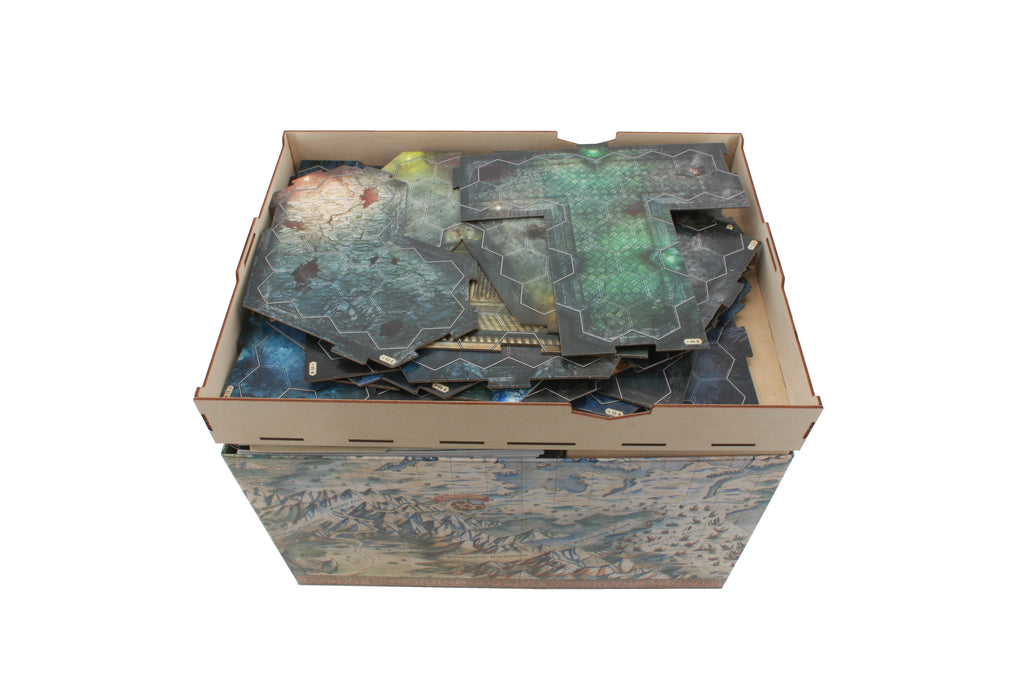 Frosthaven Compatible Game Organizer with Monster Trays - 