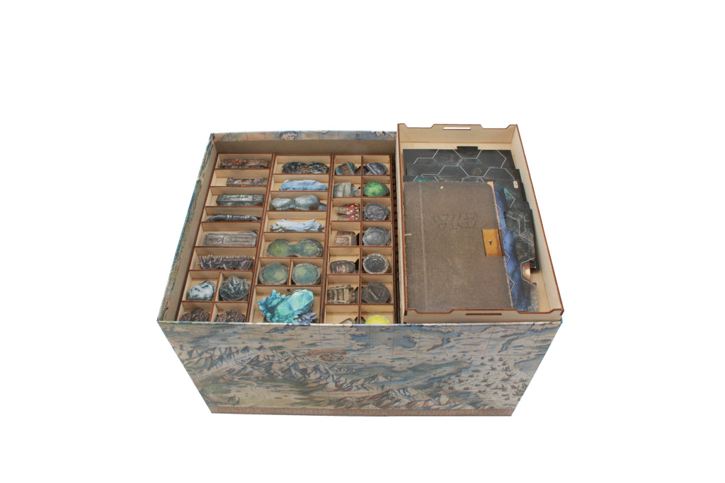 Frosthaven Compatible Game Organizer with Monster Trays - 