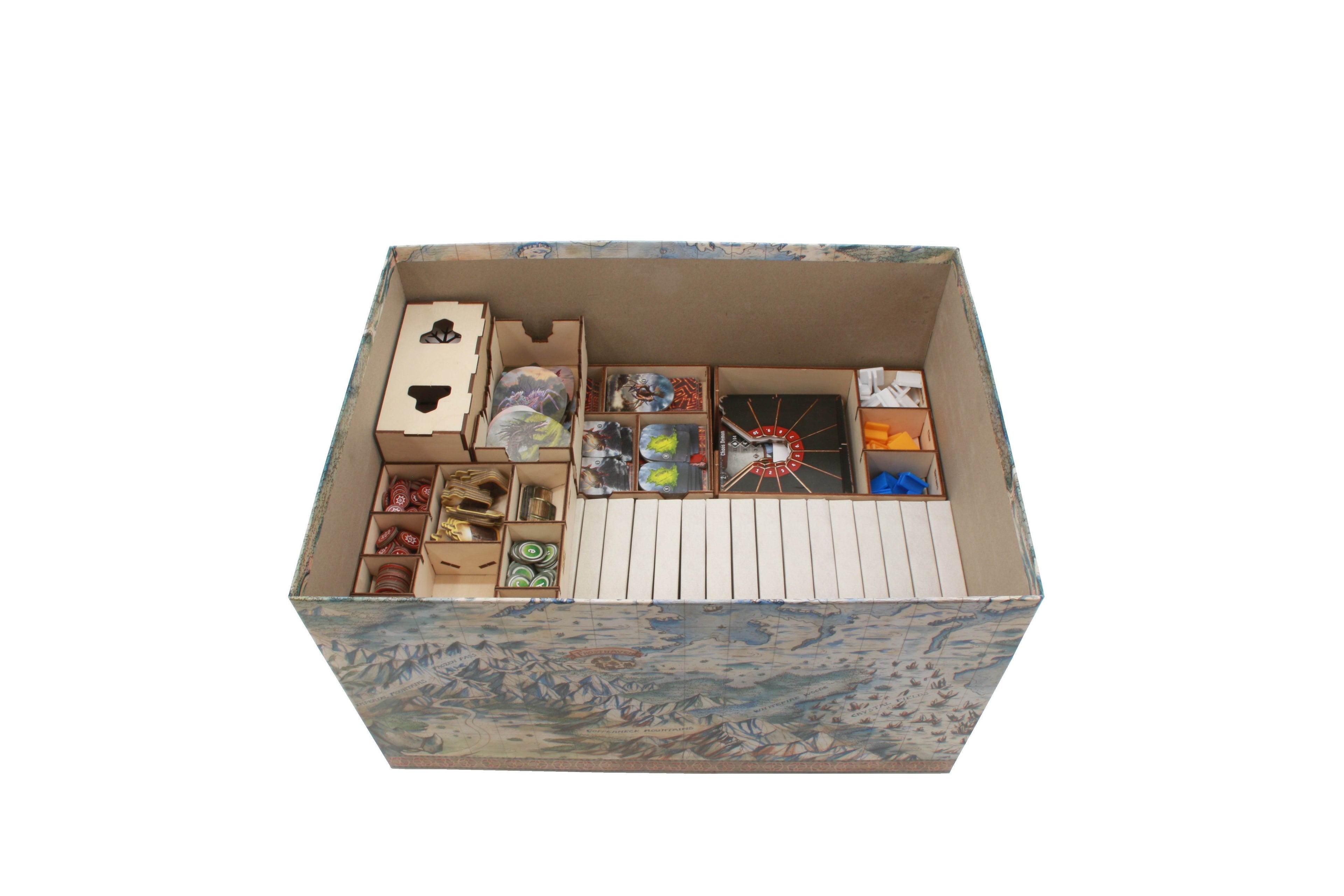Frosthaven Compatible Game Organizer with Monster Trays - 