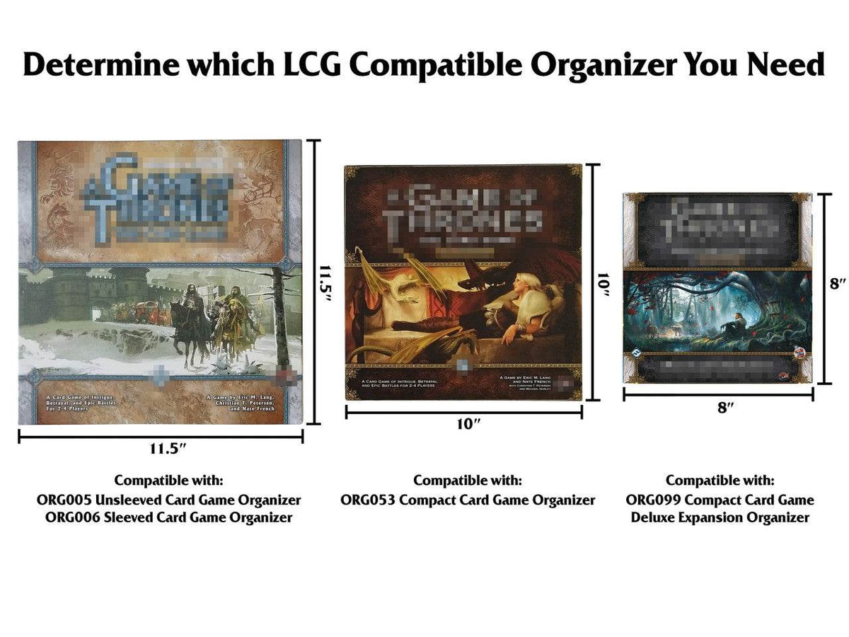 Compact Card Game Deluxe Expansion Organizer - 