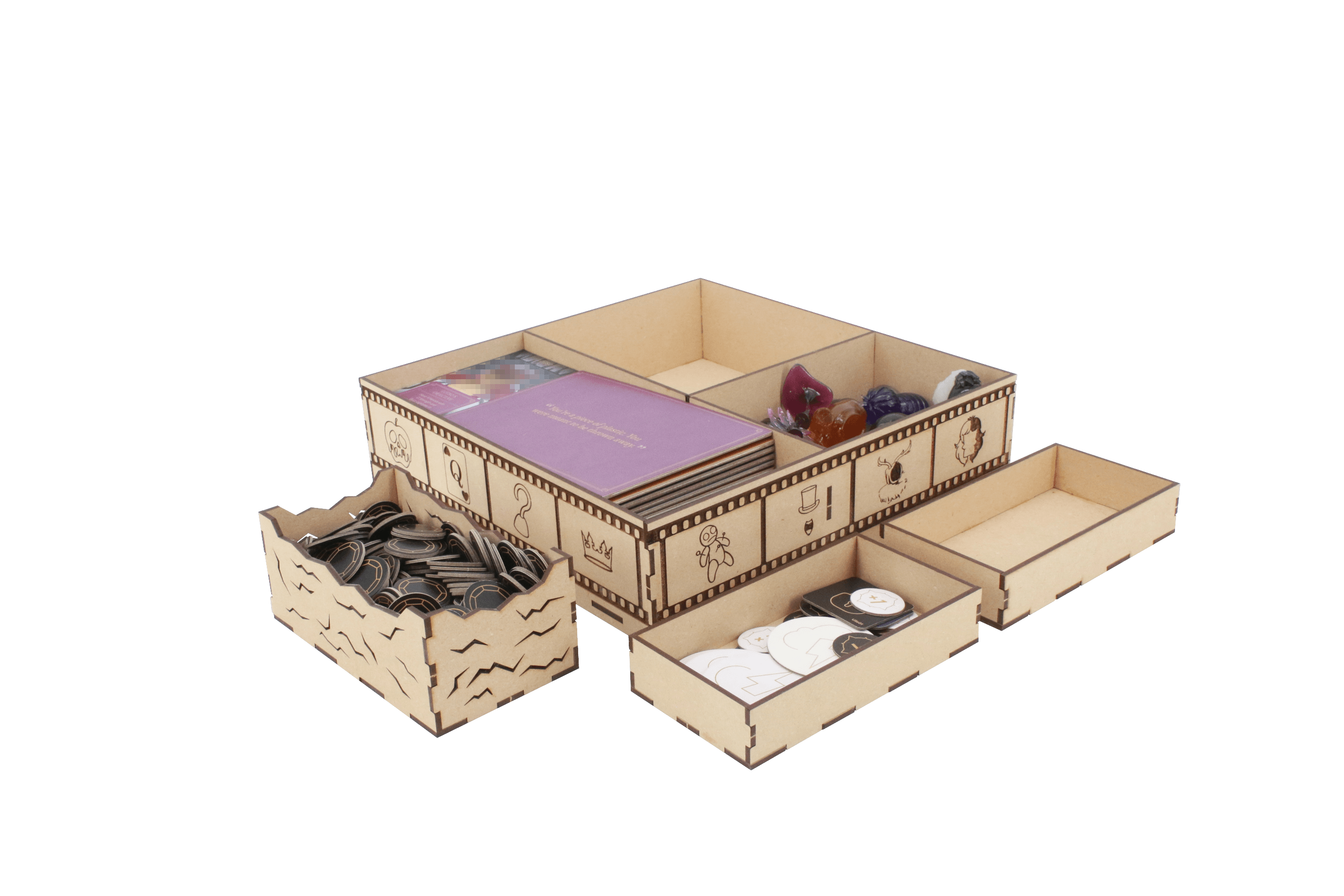 Villainous Compatible Deluxe Game Organizer - 