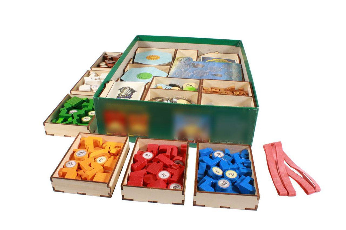 Catan: Cities and Knights/Explorers and Pirates Compatible Expansion Organizer - 