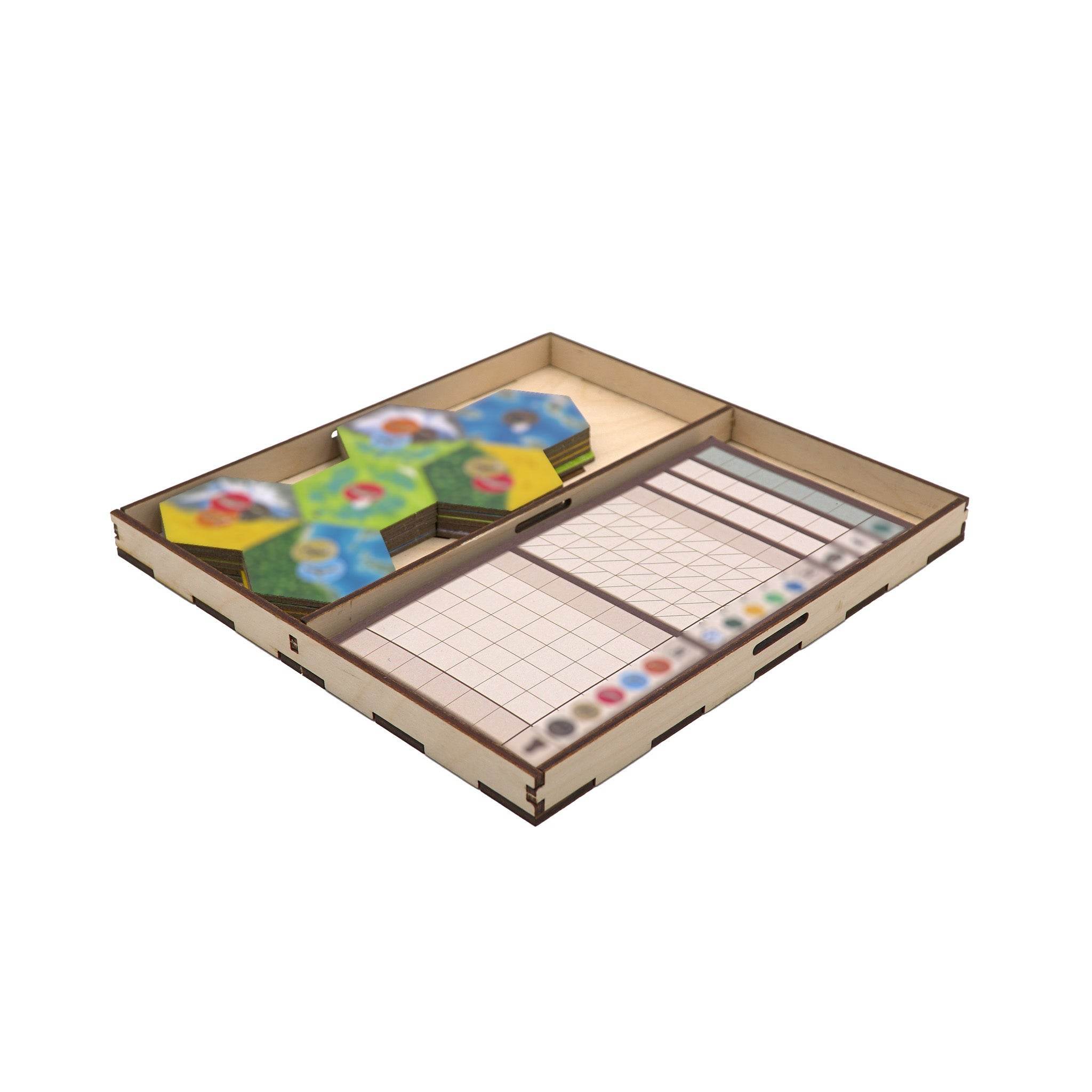 Game Organizer Compatible with Cascadia and Expansion - 