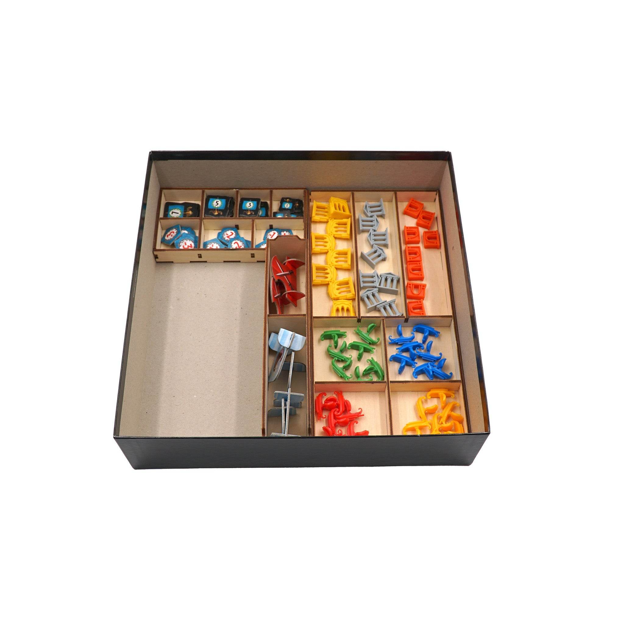 7 Wonders and Expansions (New Edition) Compatible Game Organizer - 