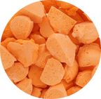 Freeze Dried Ice Cream That Does Not Melt (Bits) Orange