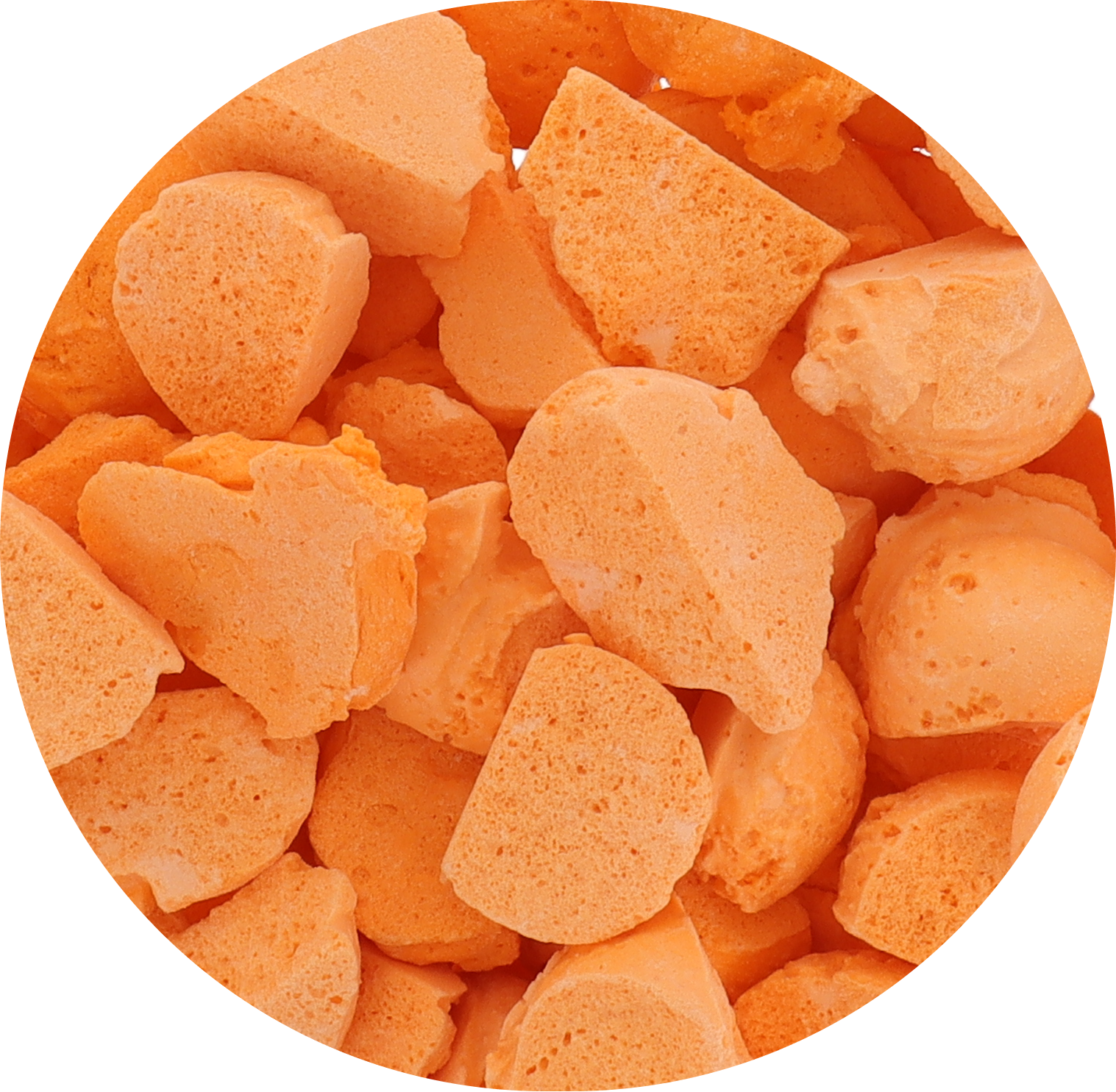 Freeze Dried Ice Cream That Does Not Melt (Bits) Orange