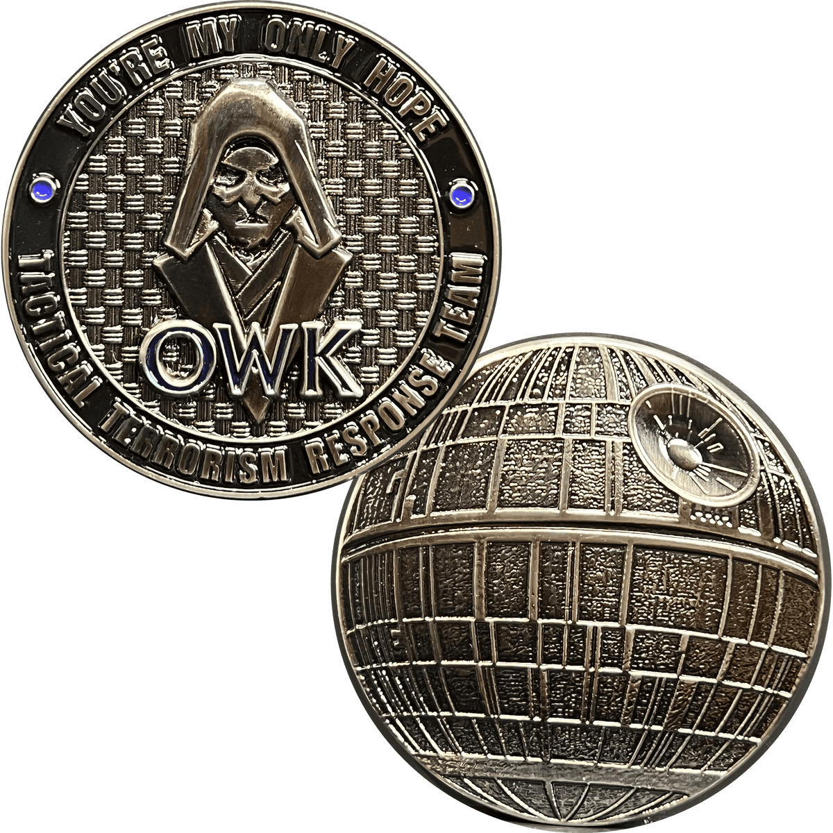 DL13-008 Obi-wan Kenobi You're My Only Hope Death Star TACTICAL TERRORISM RESPONSE TEAM 10 TTRT CBP Challenge Coin - 
