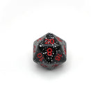 Obsidian Malphite - 7 Piece DnD Dice Set | Acrylic RPG Gaming Dice - 