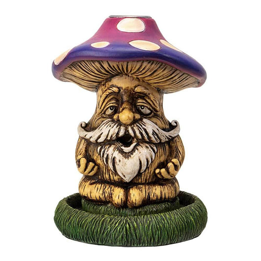 Mushroom Grandpa Backflow Incense Burner - 