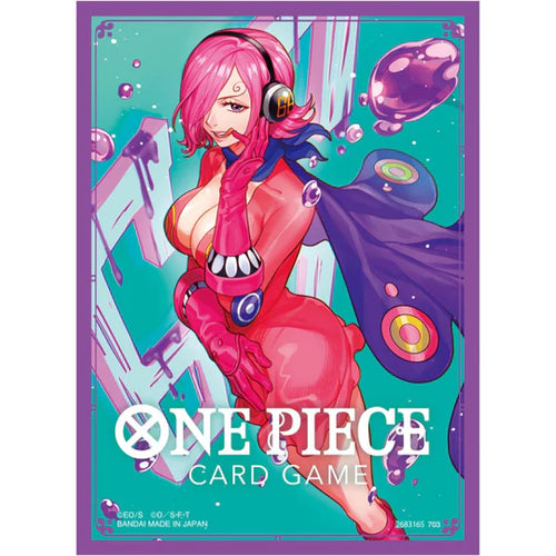 One Piece Card Game Official Sleeves: Assortment 5 - Vinsmoke Reiju (70-Pack) - Bandai Card Sleeves