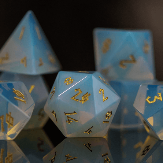 Opalite Stone Dice Set 'PRE-ORDER | SPRING EVENT DEAL' - 