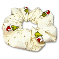 Gold Grinch Christmas Scrunchie - 