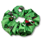 Green Christmas Snoopy Scrunchie - 