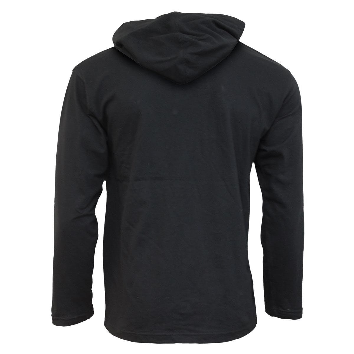 URBAN FASHION - Fine Cotton Summer Hoody Black