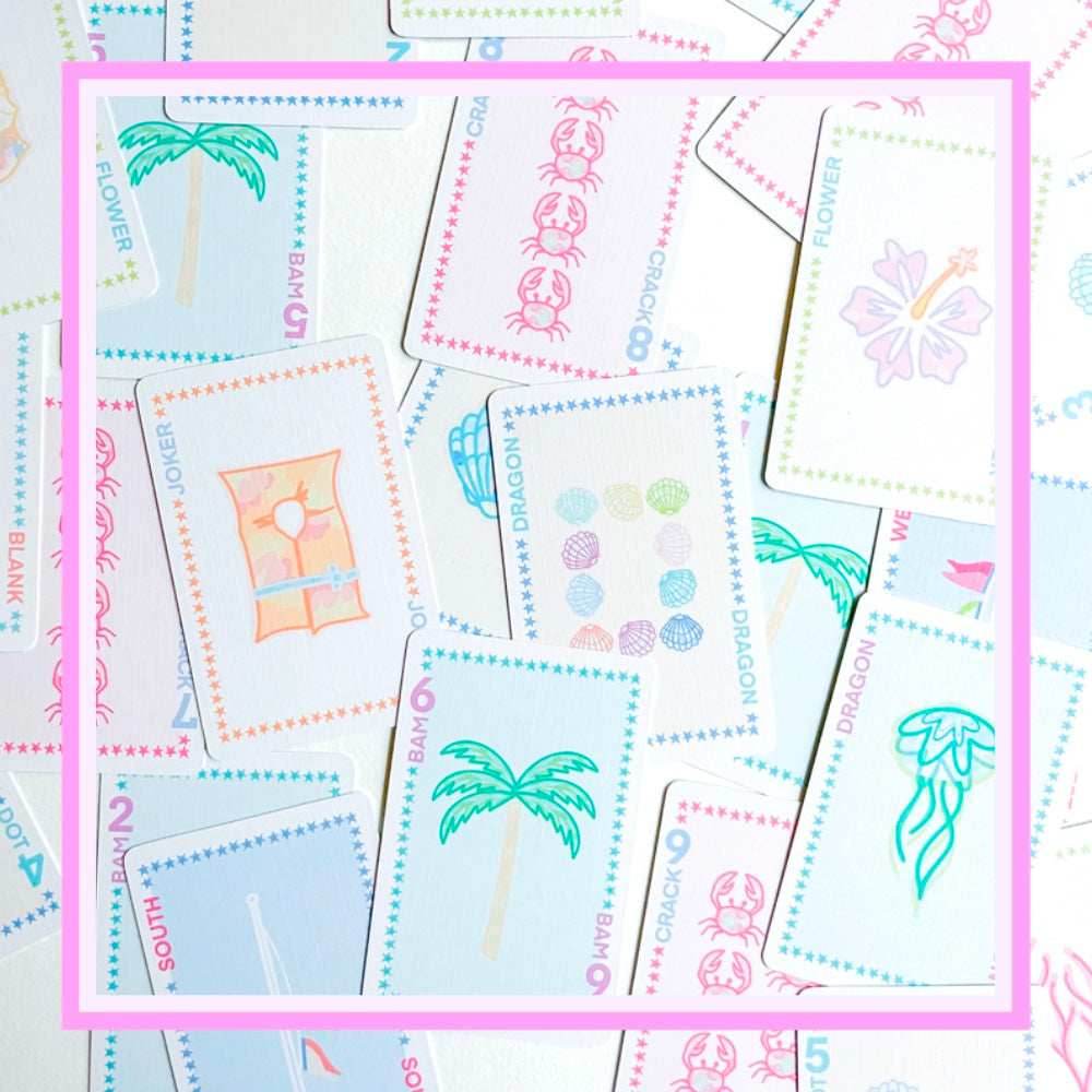 Play Away Mahjong Cards: Beach Edition - Deck