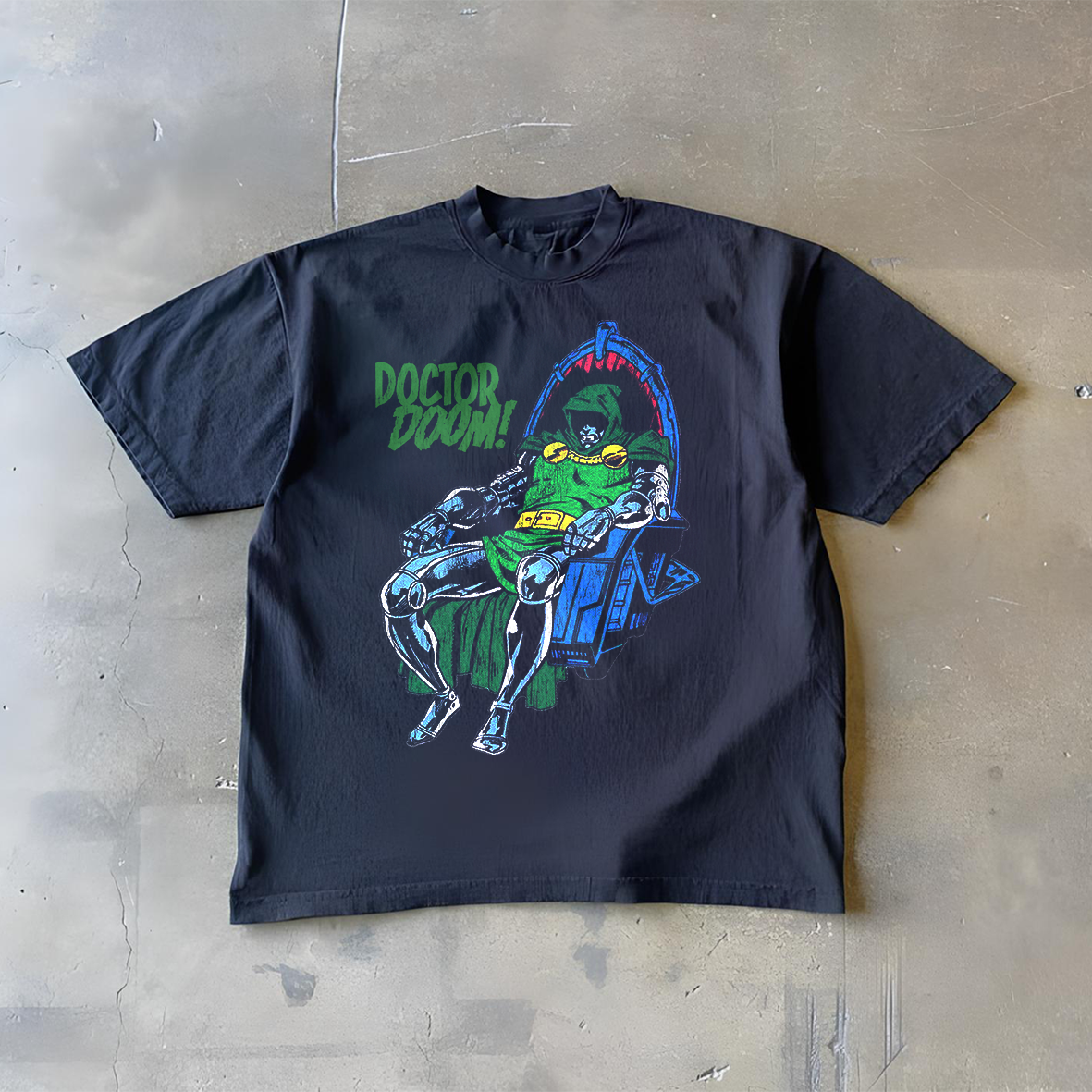 Doctor Doom Throne Tee Black