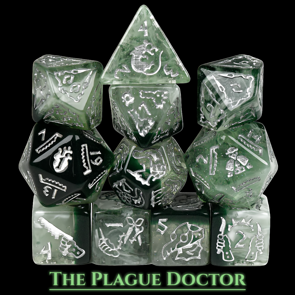 Plague Doctor Dice Set