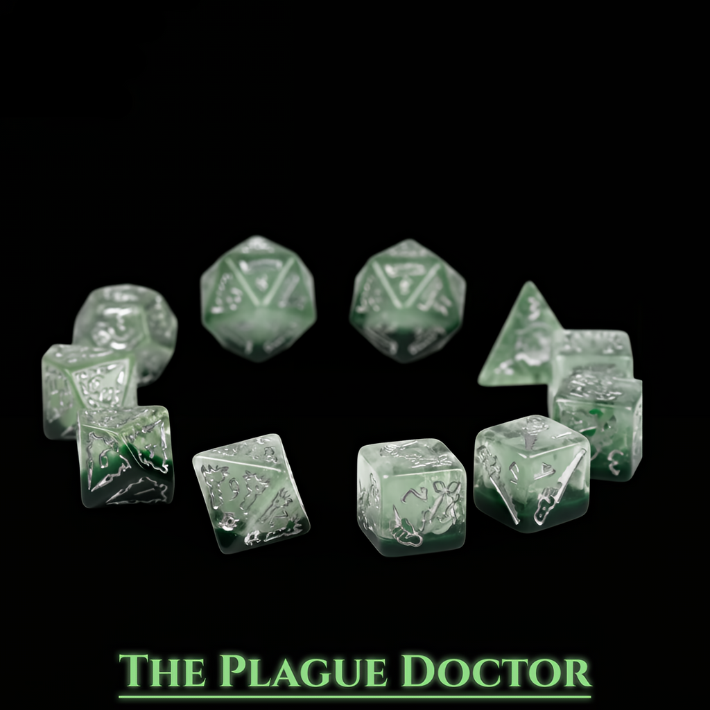 Plague Doctor Dice Set
