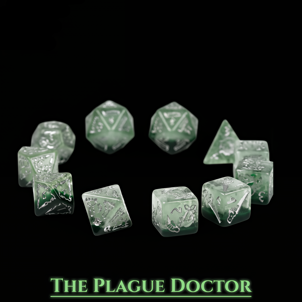 Plague Doctor Dice Set