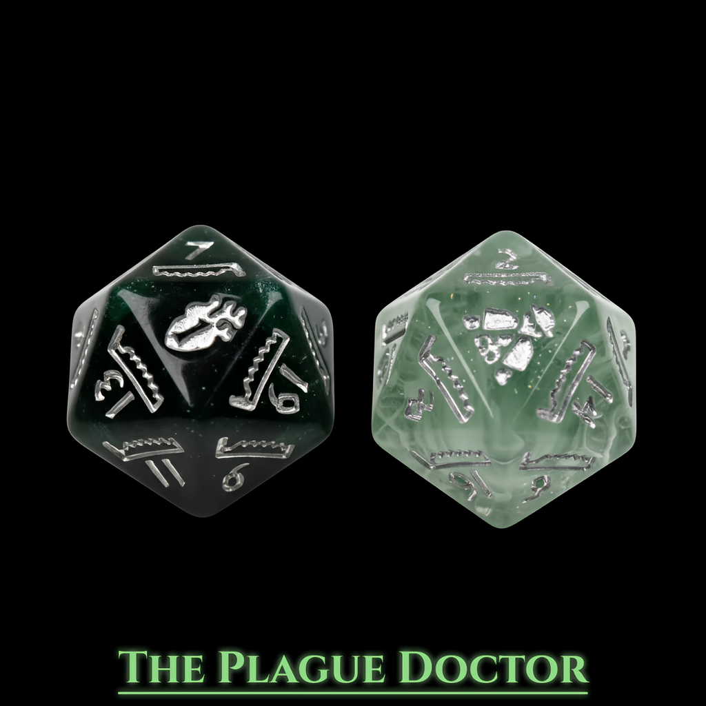 Plague Doctor Dice Set